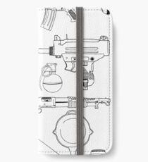 Playerunknown's Battlegrounds The Arsenal - PUBG Black iPhone Wallet/Case/Skin