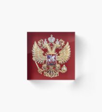 Russian Coat Of Arms Acrylic Block