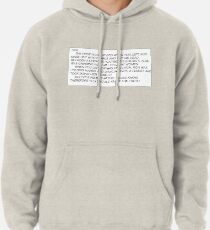 the letter Pullover Hoodie