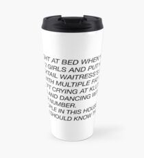 the letter Travel Mug