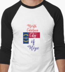 North Carolina City of Hope Men's Baseball ¾ T-Shirt