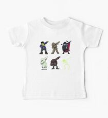Tupfen Halloween Kreaturen Skelett Zombie Tupfen Baby T-Shirt