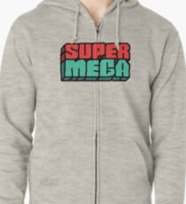 supermega logo Zipped Hoodie
