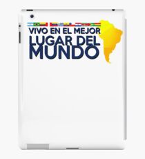 vivo en el mejor lugar del mundo iPad Case/Skin