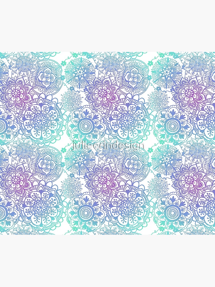 Pastel Mandala Pattern by julieerindesign