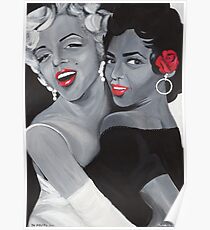 Póster Marilyn Monroe y Dorothy Dandridge