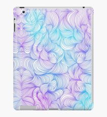 Blue and Purple Swirls iPad Case/Skin