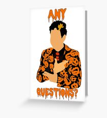 David Pumpkins-SNL Greeting Card