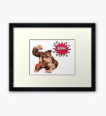 Donkey Kong Arcade Boom Framed Print