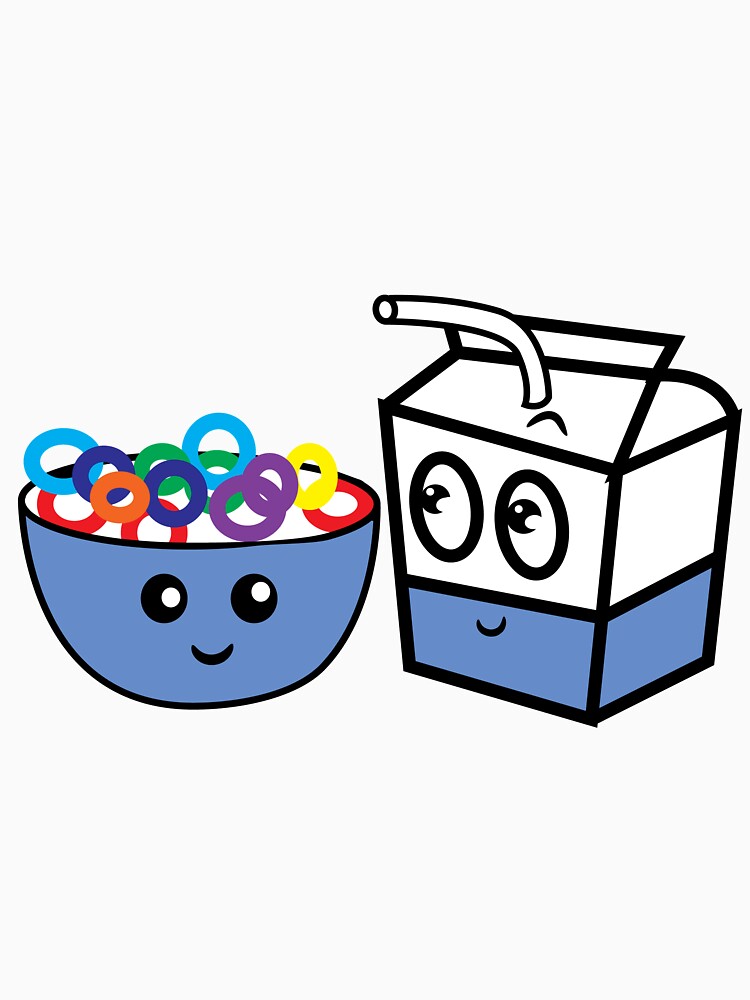 "Cereal And Milk" Tshirt by CreativeStrike Redbubble