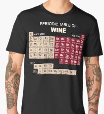 Funny Wine Shirts-Periodic Table of Elements Tee Gifts Men's Premium T-Shirt