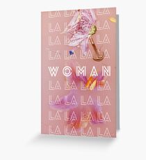 Woman Greeting Card