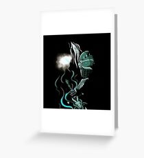 robot in tokyo Greeting Card