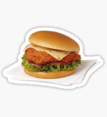Pegatina Sándwich de pollo picante