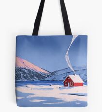 Red House Tote Bag