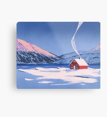 Red House Metal Print