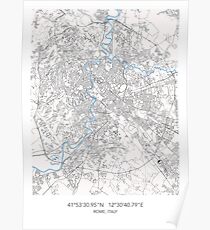 ROM Stadtplan Poster