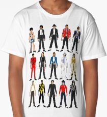 Outfits of King Jackson Pop Music Fashion Long T-Shirt