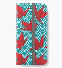 Red Origami Birds iPhone Wallet/Case/Skin