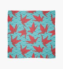 Red Origami Birds Scarf