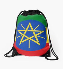 Äthiopien-Flagge - äthiopischer Aufkleber Rucksackbeutel