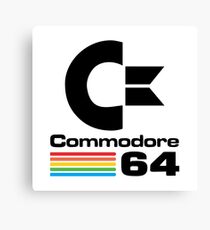 Commodore 64 Logo Merchandise Canvas Print