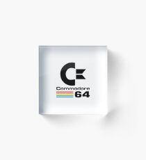 Commodore 64 Logo Merchandise Acrylic Block