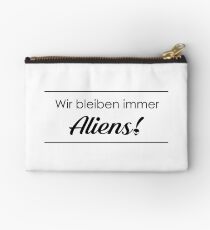 We always stay aliens! (Black) Studio Pouch