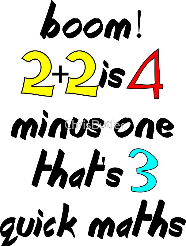 QUICK MATHS V2 Stickers By ChrisButler Redbubble quick maths v2 stickers by chrisbutler redbubble