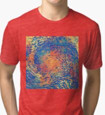 Abstract Wave Tri-blend T-Shirt