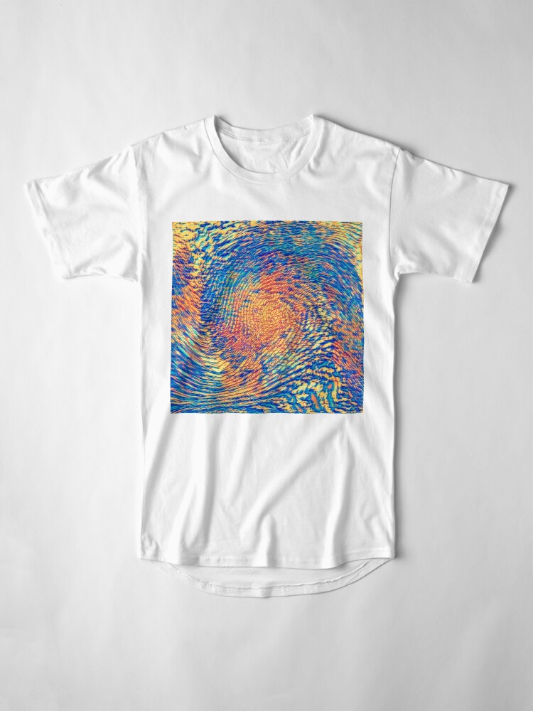 Alternate view of Abstract Wave Long T-Shirt