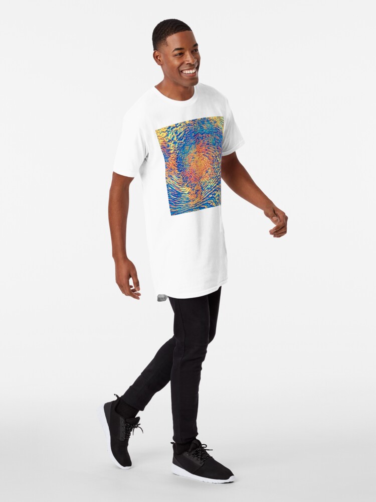 Alternate view of Abstract Wave Long T-Shirt