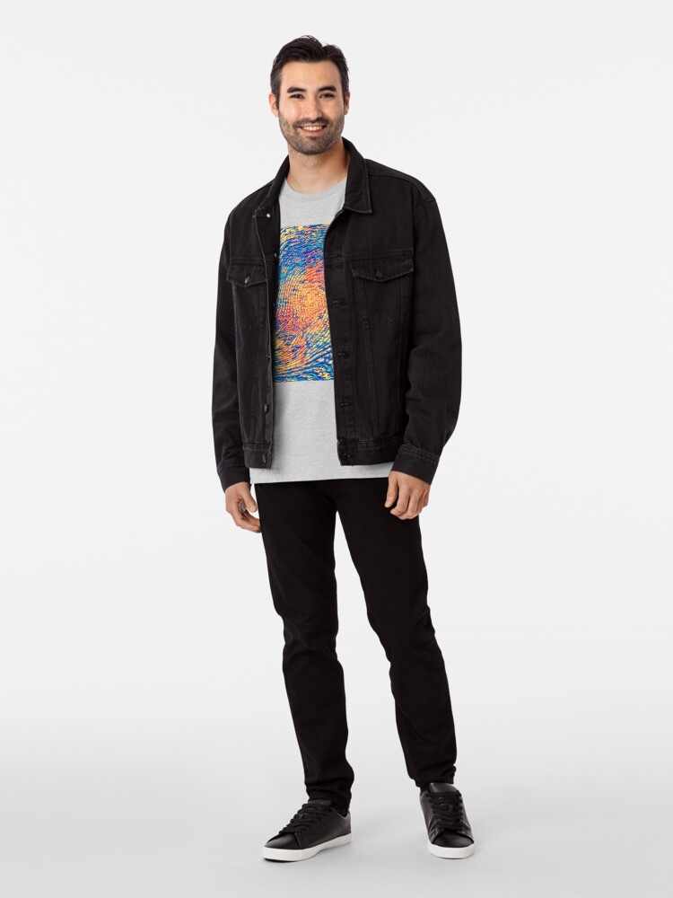 Alternate view of Abstract Wave Premium T-Shirt