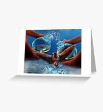 Eco-balance Greeting Card