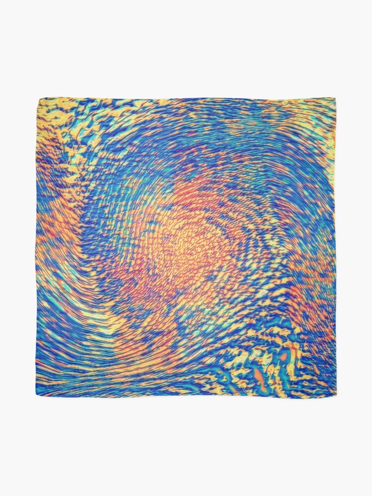 Alternate view of Abstract Wave Scarf