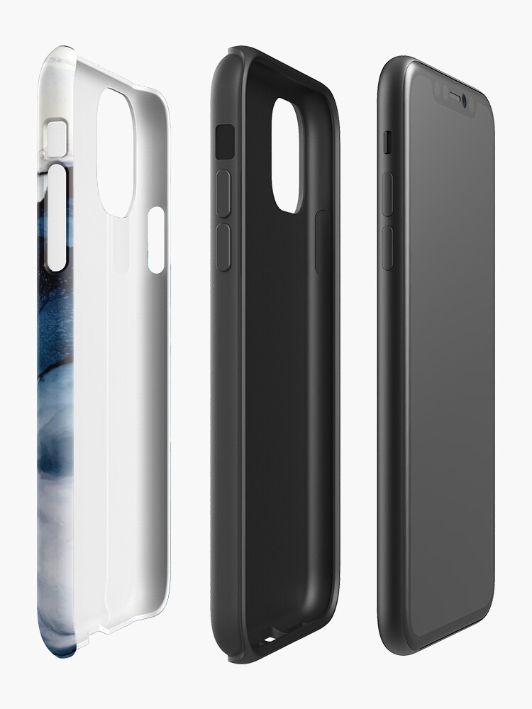 The Blue Abyss - Alcohol Ink Painting iphone 11 case The Blue Abyss - Alcohol Ink Painting iphone 11 case
