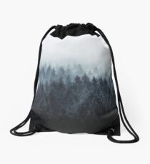High And Low Drawstring Bag
