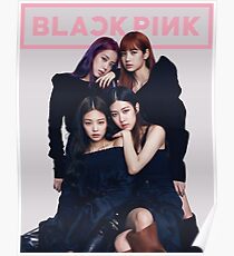 bpink schwarz Poster