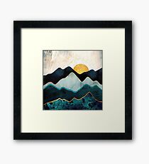 Glacial Hills Framed Print