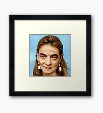 Mr Bean Meme Framed Print