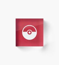Pokemon Pokeball Acrylic Block