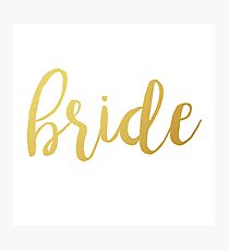 Bride Gold | Weddings Photographic Print