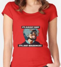 Hot Fuzz - Es ist nur Bolognese! Tailliertes Rundhals-Shirt