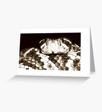 Snake bate Greeting Card