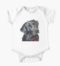 Body de manga corta Indi el labrador negro