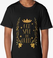 Save the Bees God Save the Queen Bee Long T-Shirt