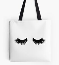 Eyelash Print Tote Bag