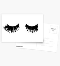 Eyelash Print Postcards