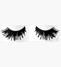 Eyelash Print Poster