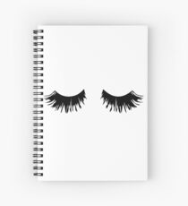 Eyelash Print Spiral Notebook